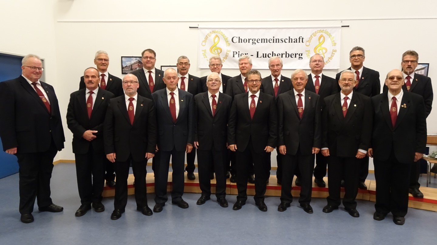 Chorgemeinschaft Pier - Lucherberg beim Konzert am 04.11.2018